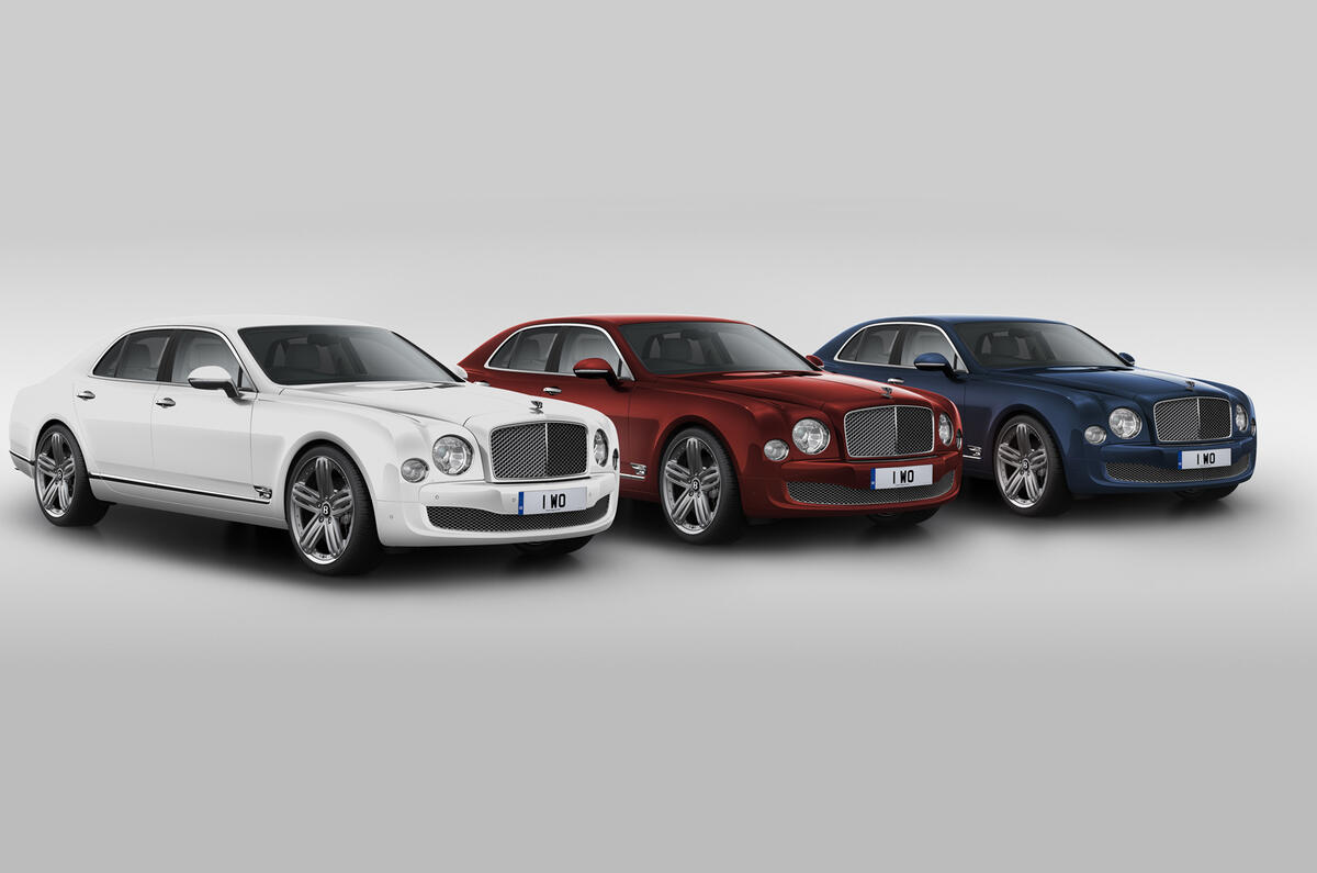 Limited-edition Bentley Mulsanne 95 revealed
