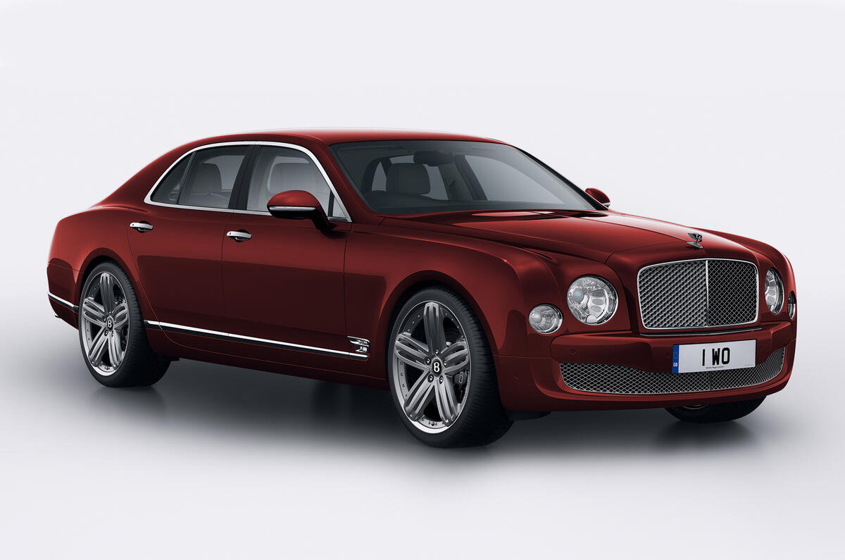 no title Limited-edition Bentley Mulsanne 95 revealed