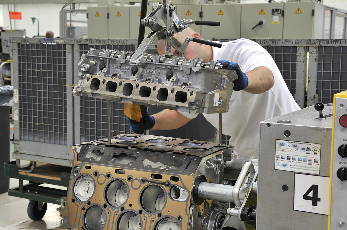 Bentley's W12 engine tech secrets