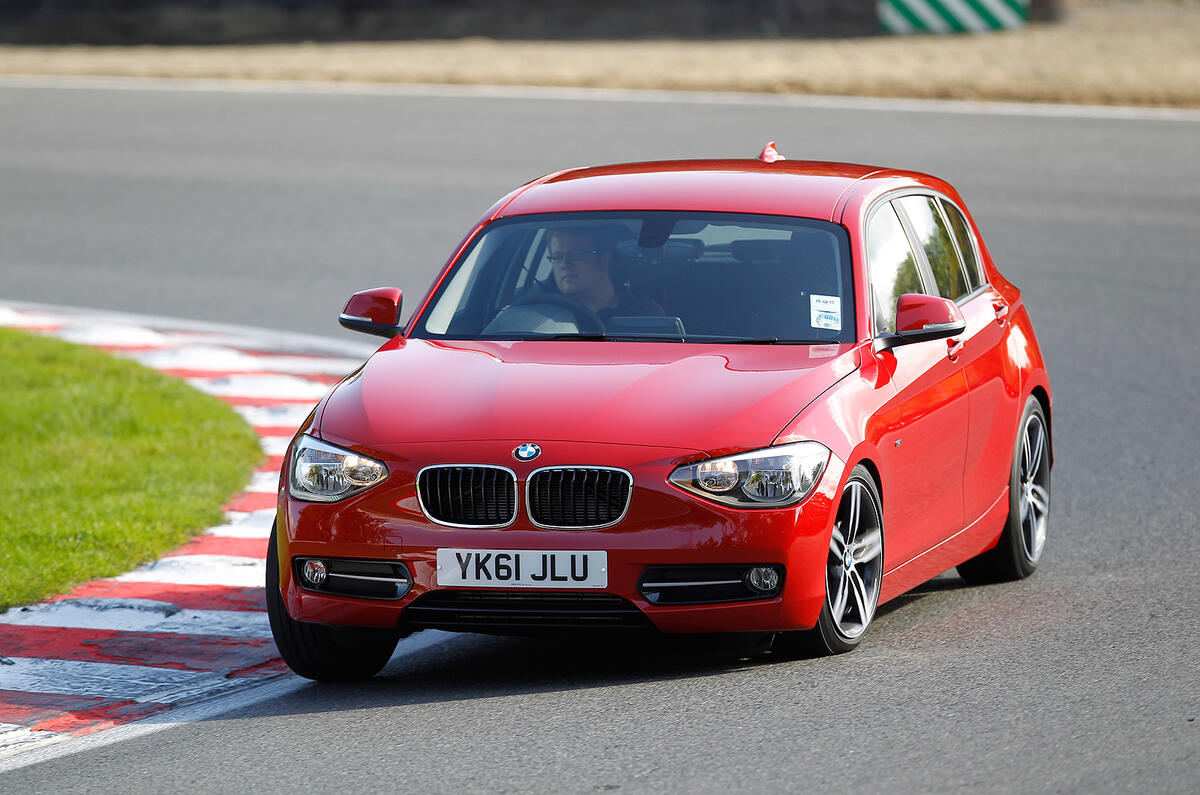 DSC Sport mode brakes the inside wheel quickly and effectively to counter understeer BMW 1 Series cornering