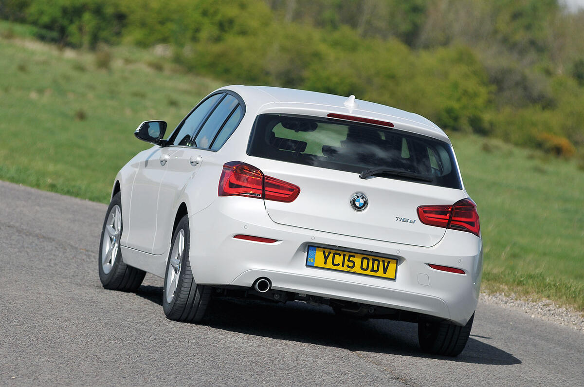 BMW 1 Series rear cornering