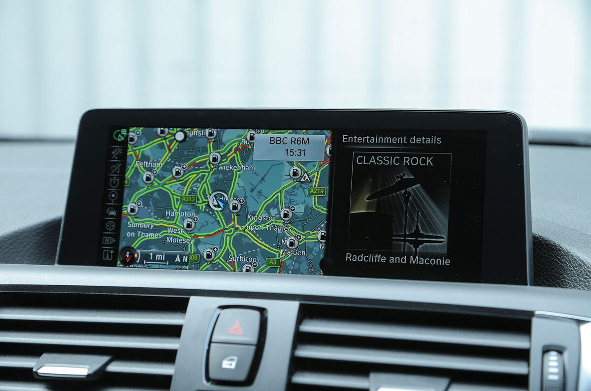 BMW 1 Series iDrive infotainment