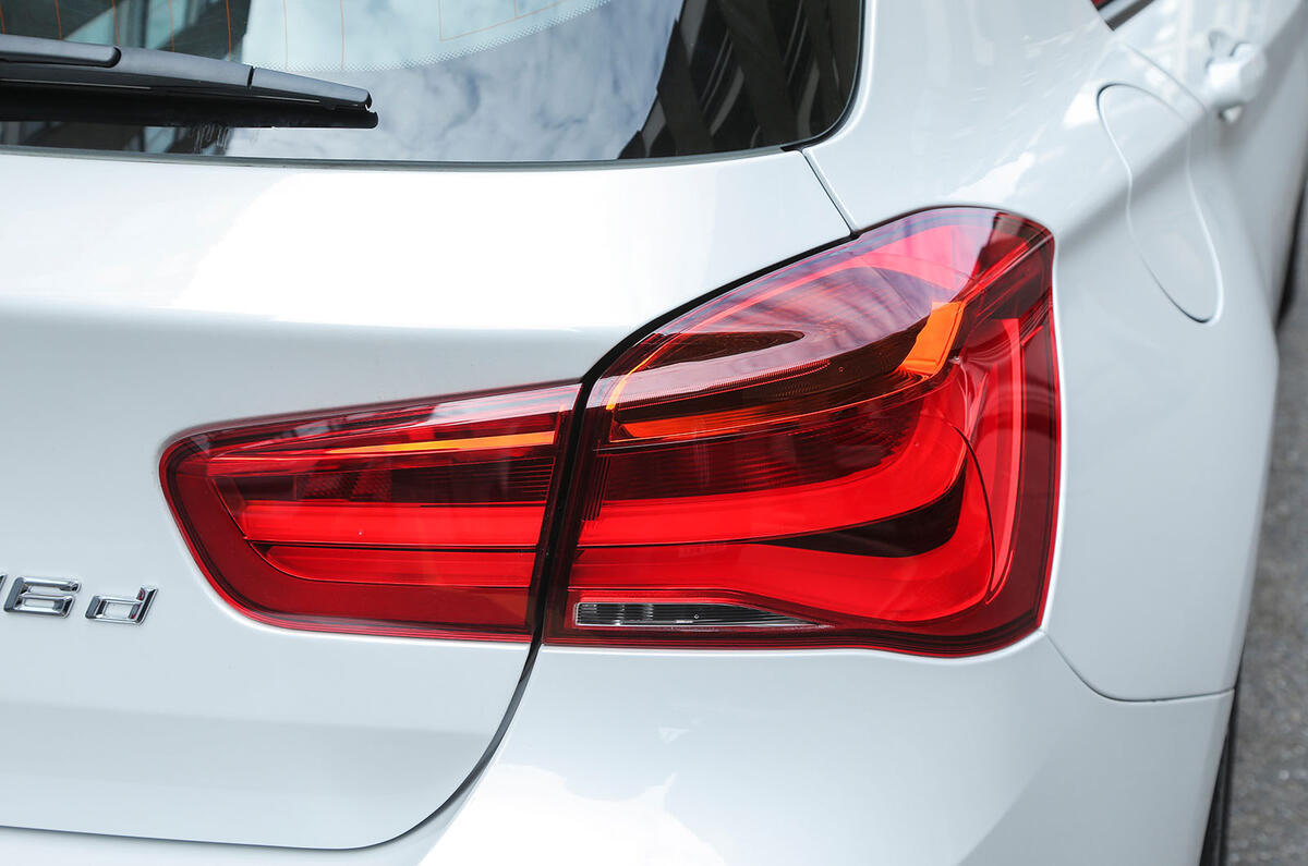 BMW 1 Series redesigned rear lights