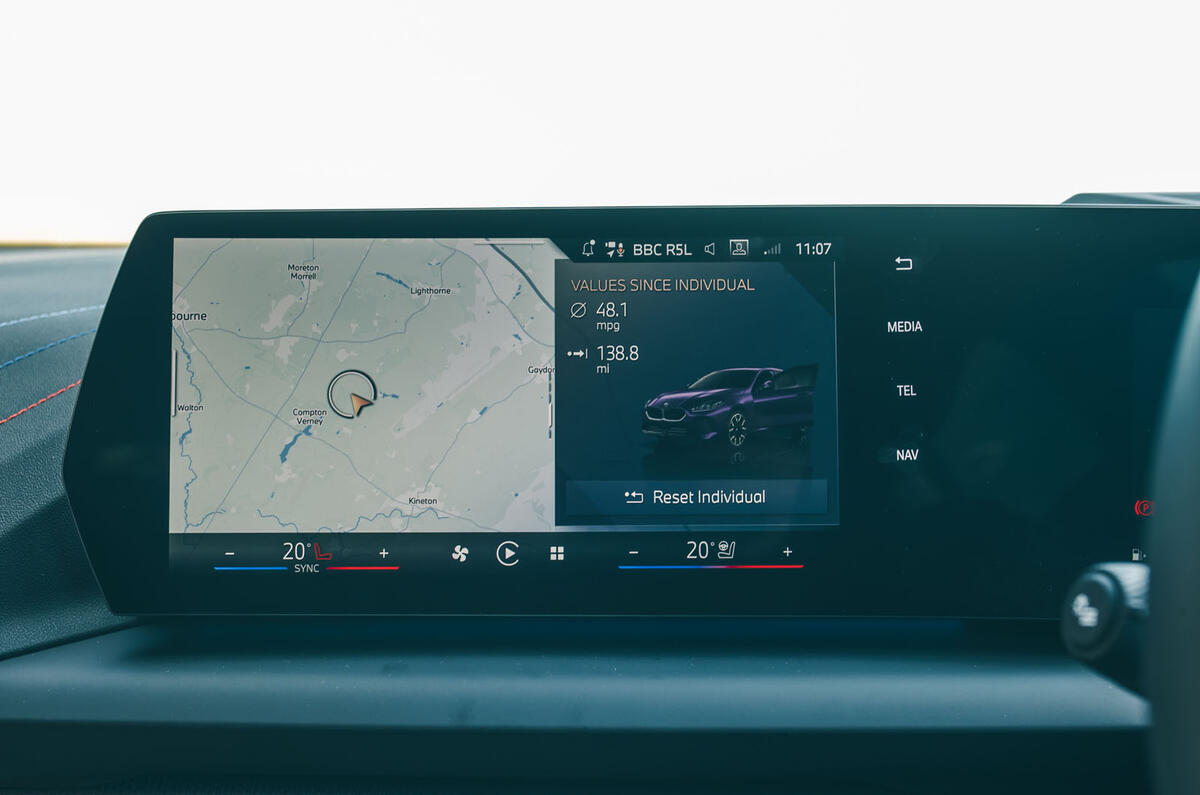 BMW 1 Series review 2025 18 infotainment BMW 1 Series review 2025 18 infotainment