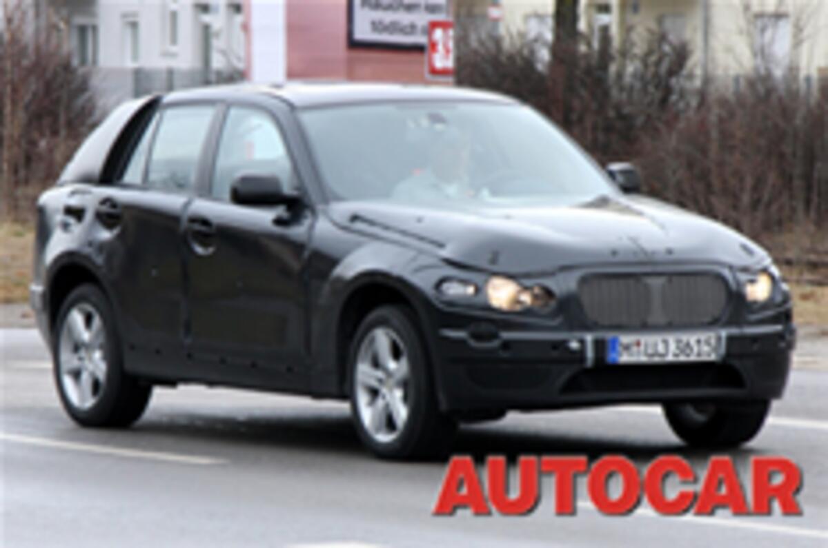 BMW's baby SUV in the open