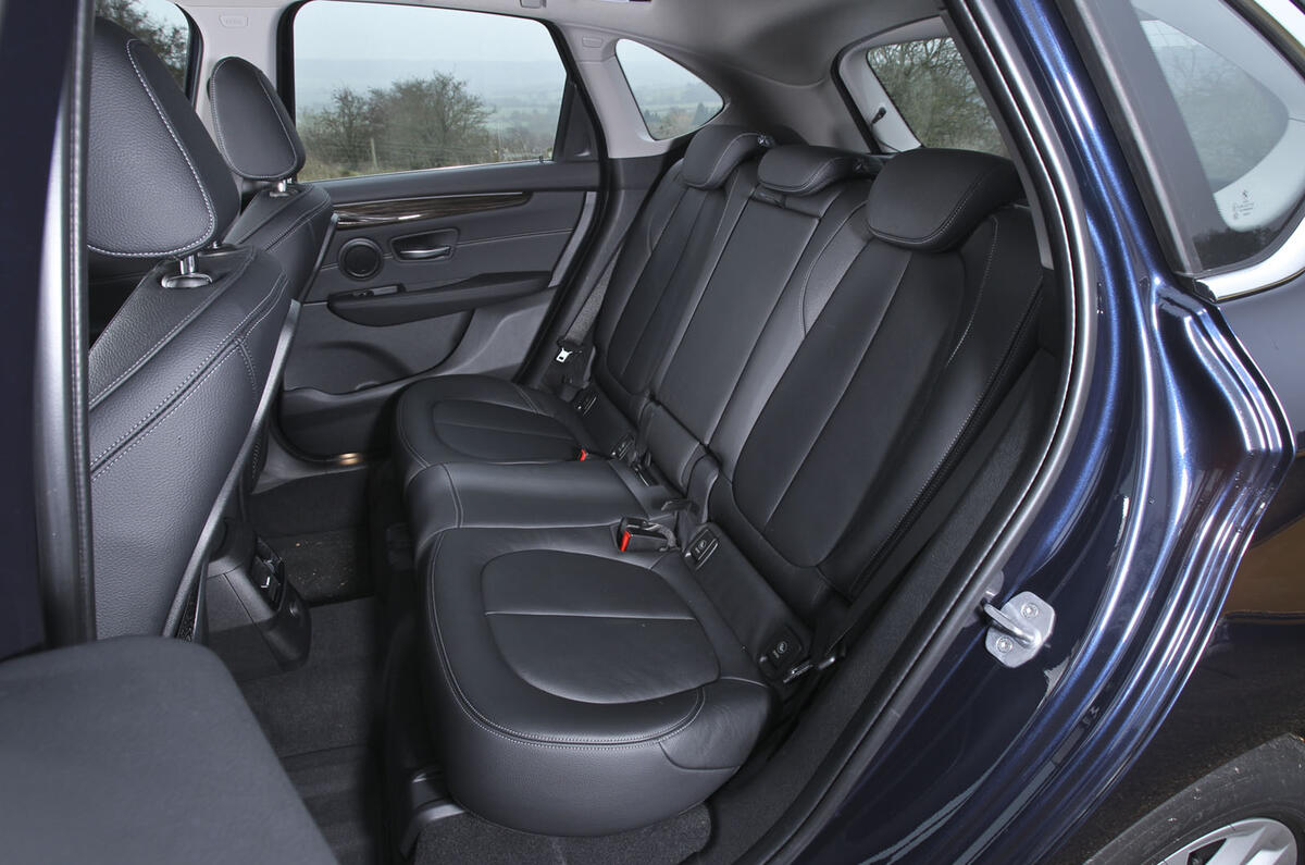 BMW 2 Series AT's rear seats