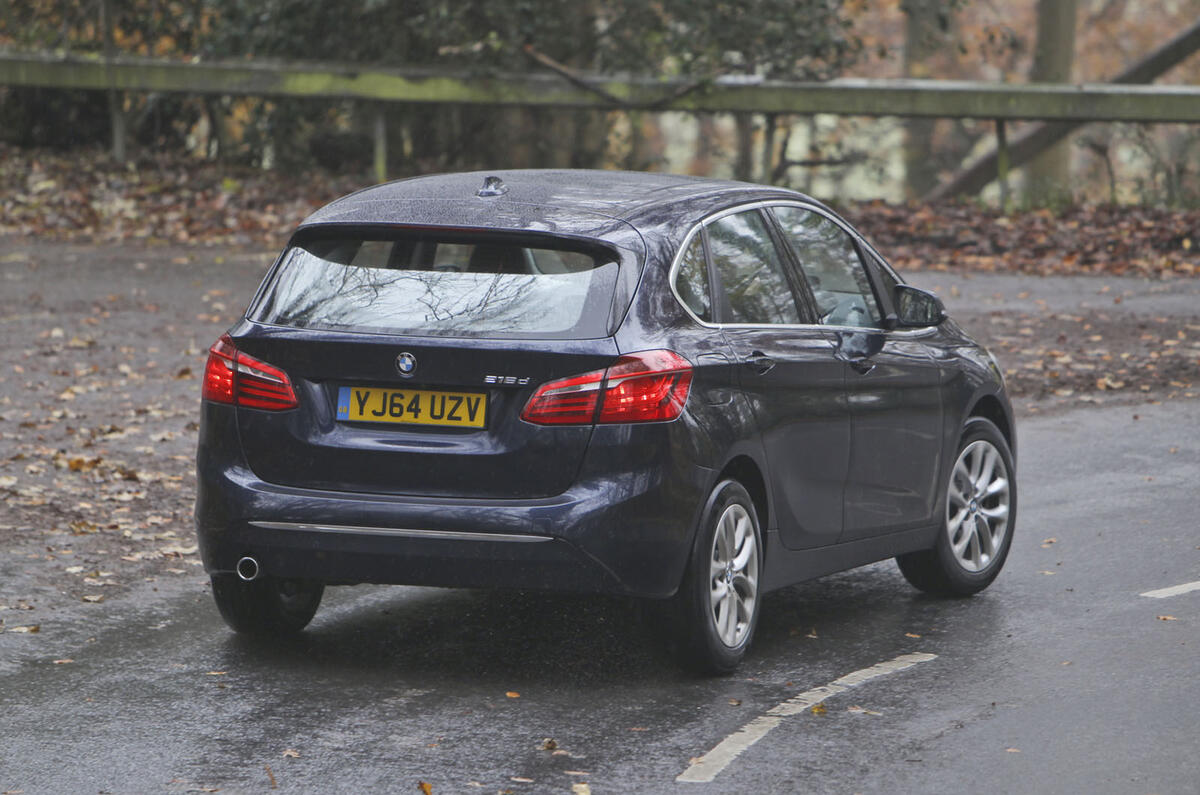 BMW 2 Series AT cornering