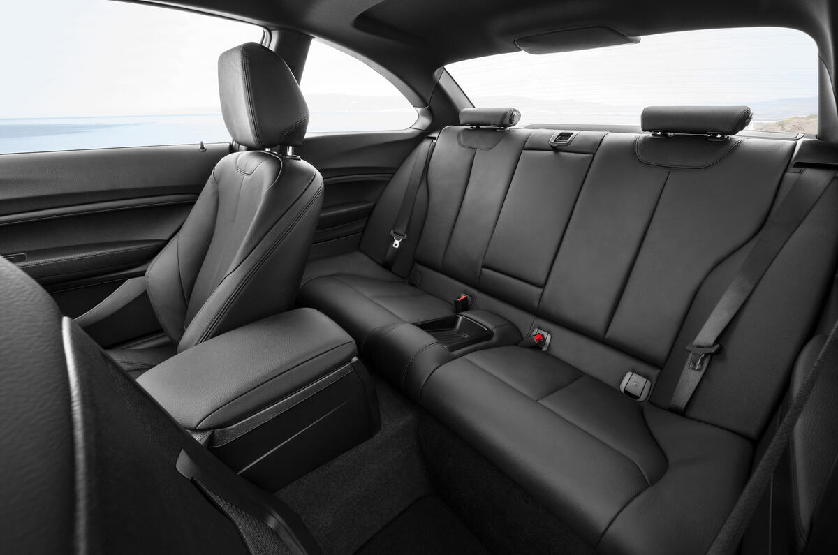 BMW 2 Series Coupé rear seats