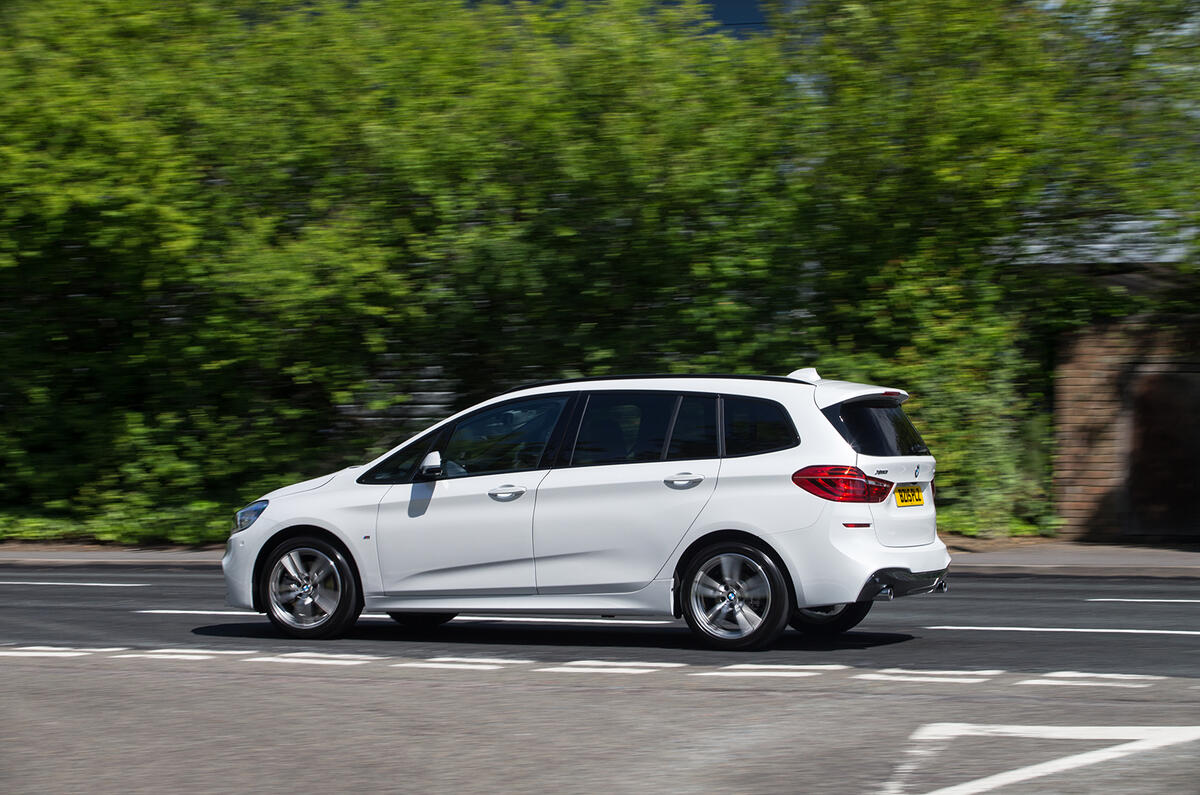BMW 2 Series Gran Tourer cornering