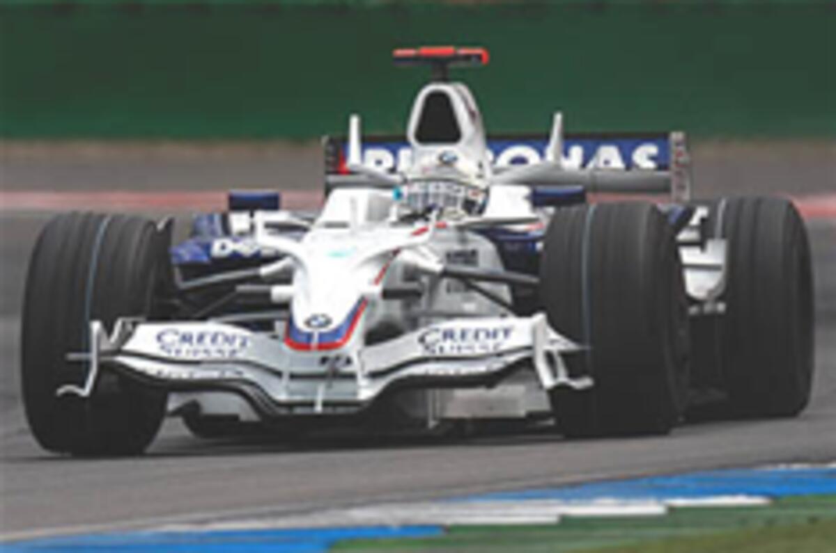 BMW fires up green F1 car