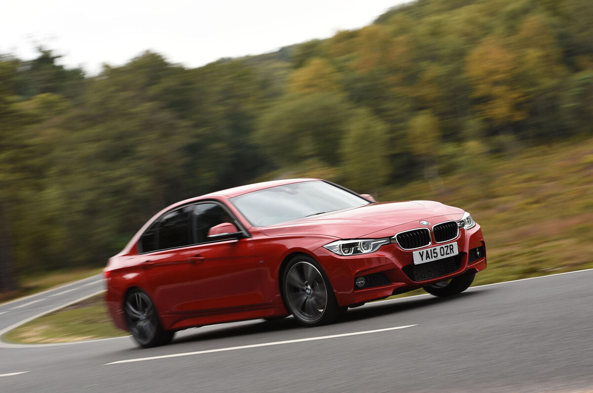 BMW 3 Series cornering