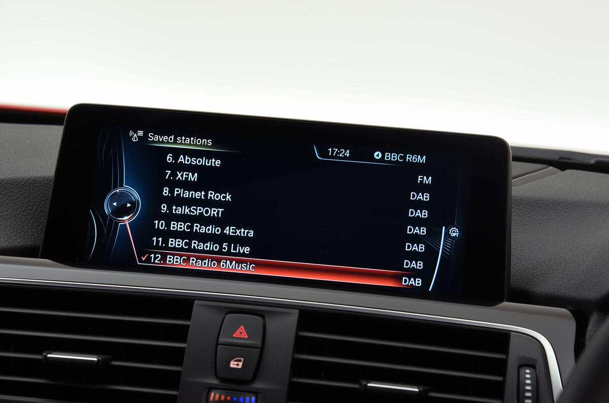 BMW 3 Series iDrive system