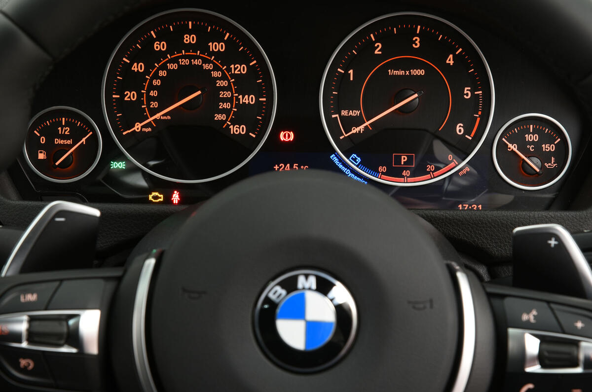 BMW 3 Series instrument cluster