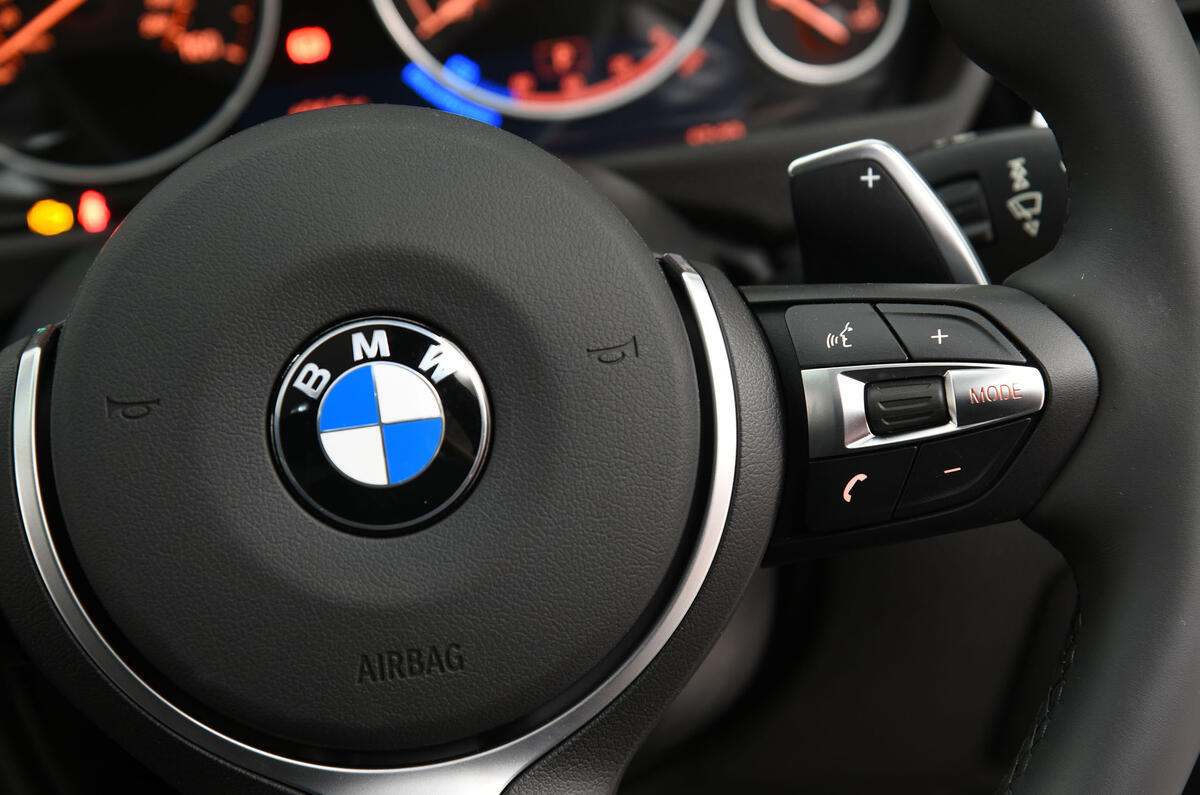 BMW 3 Series paddle shifters