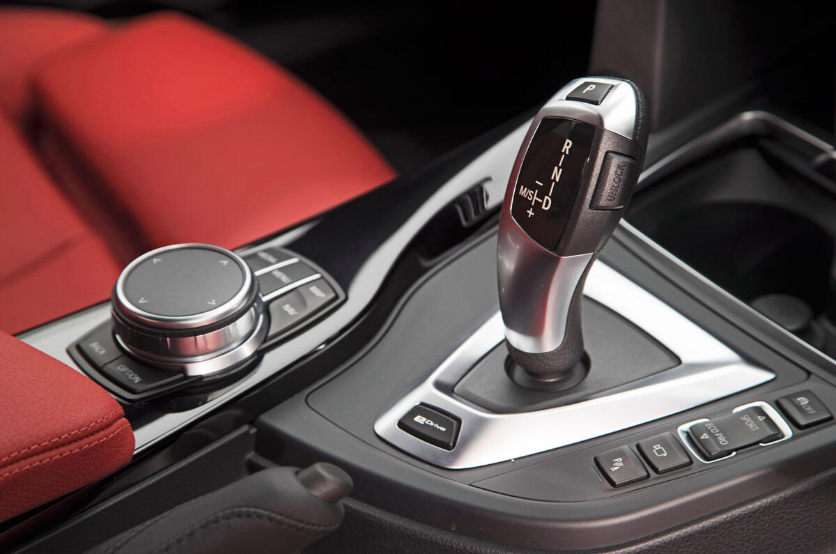 BMW 330e automatic gearbox