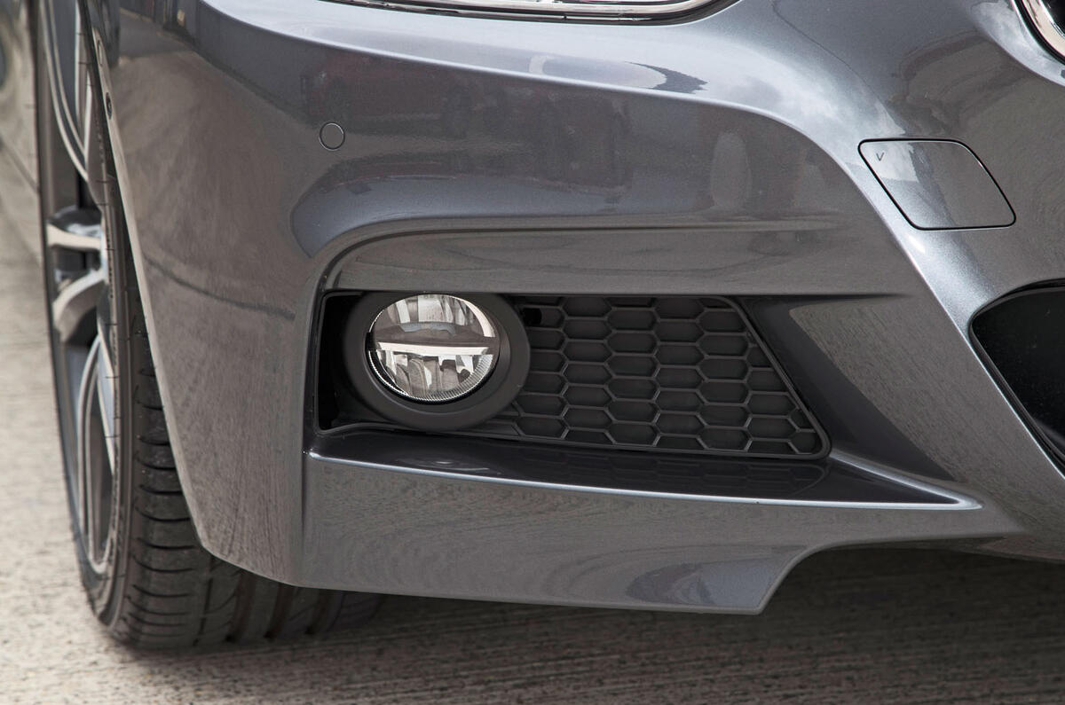 BMW 330e front foglights