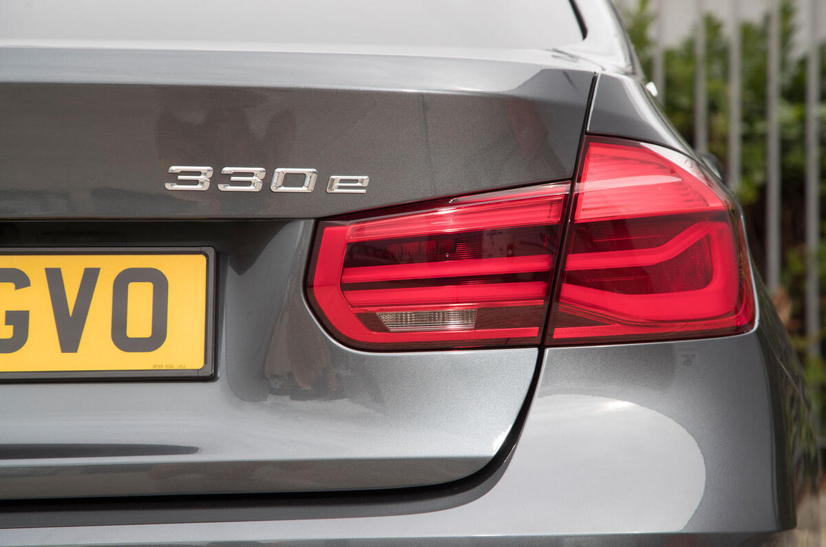 BMW 330e rear LED light