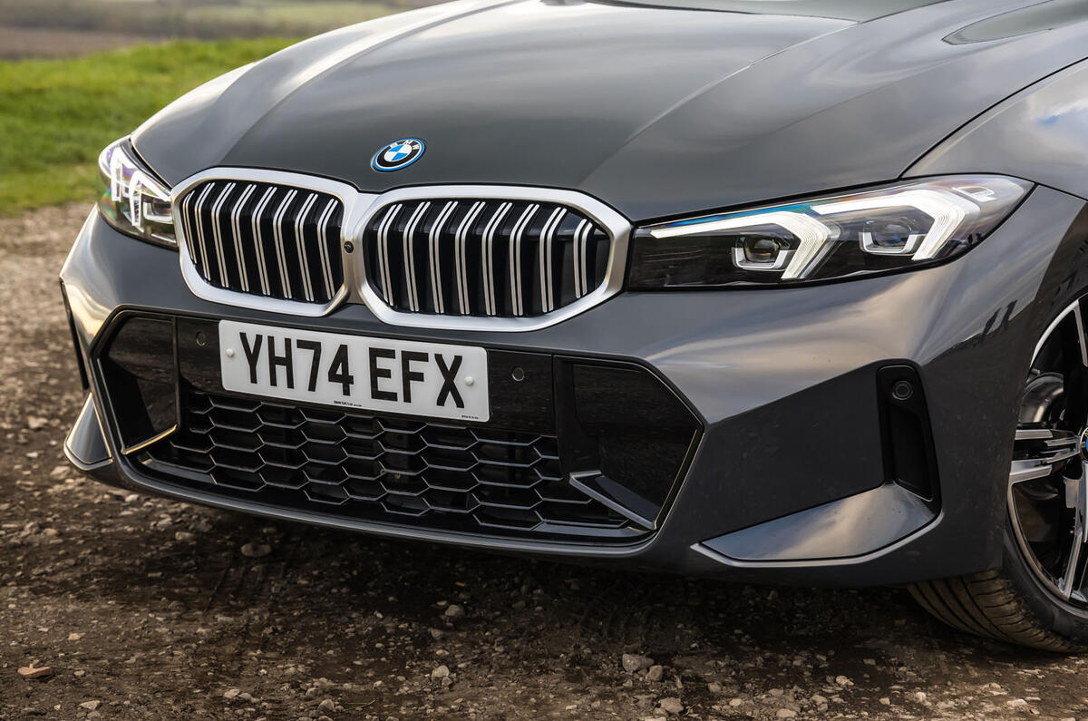 BMW 330e review 2024 03 grill BMW 330e review 2024 03 grill