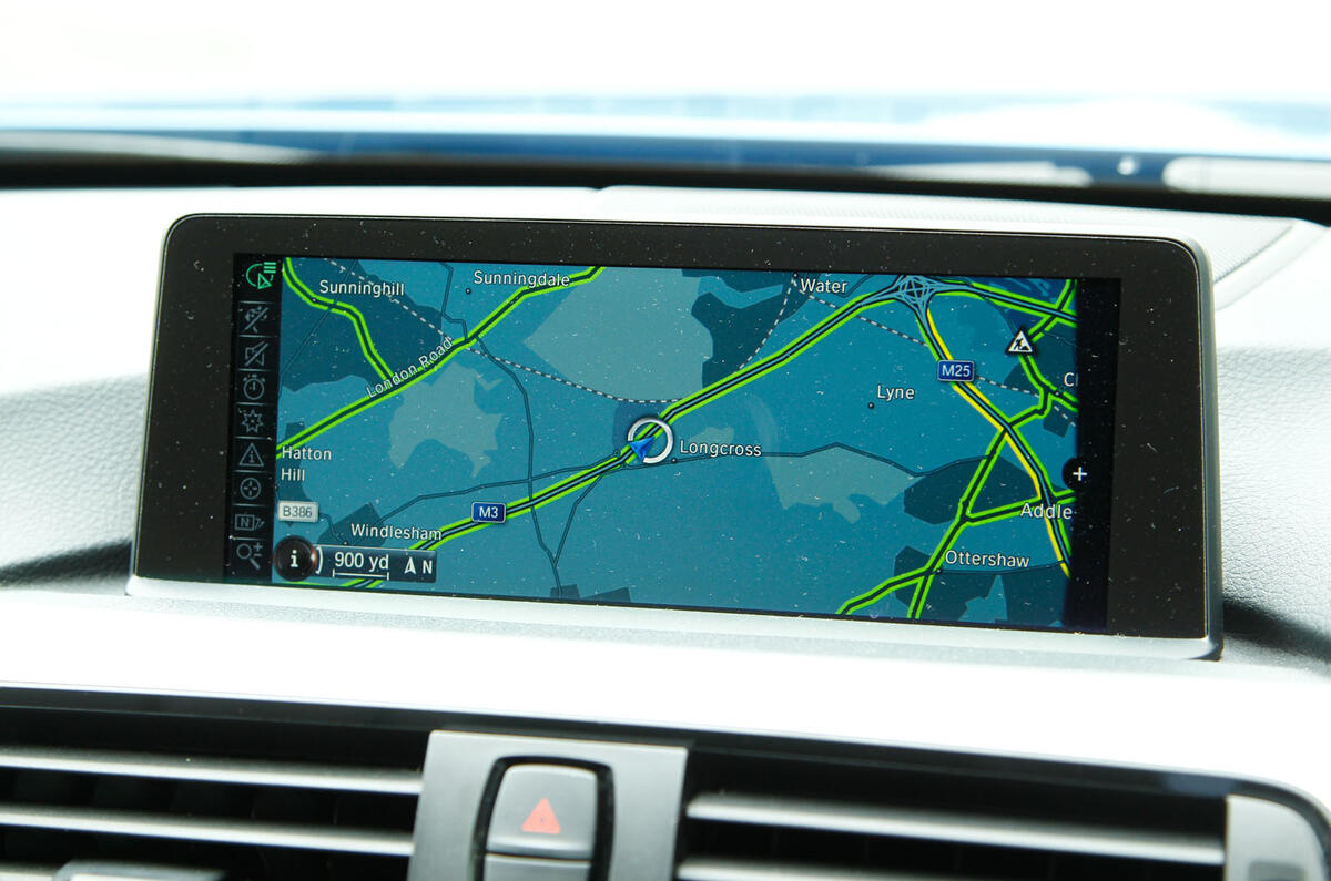 BMW 4 Series iDrive system