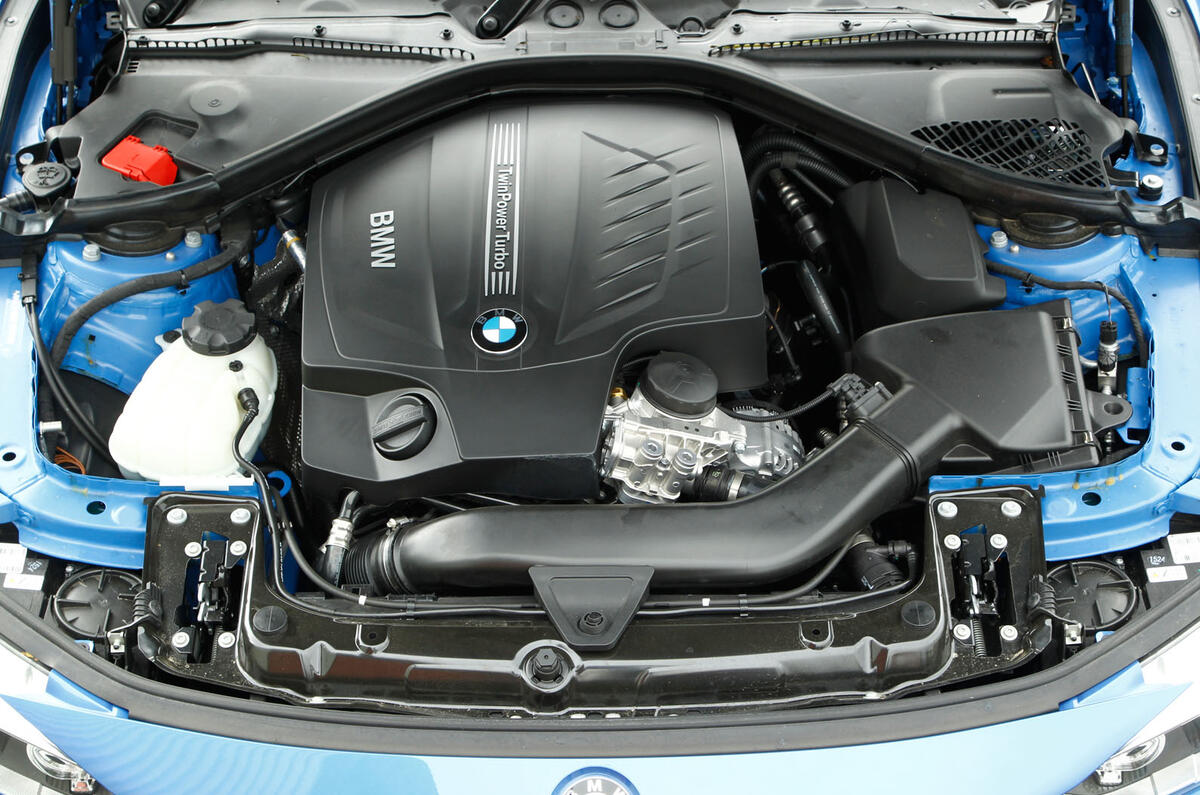 BMW 4 Series engine bay