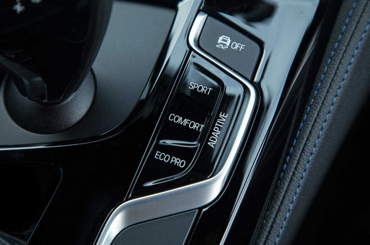 BMW 5 Series dynamic modes