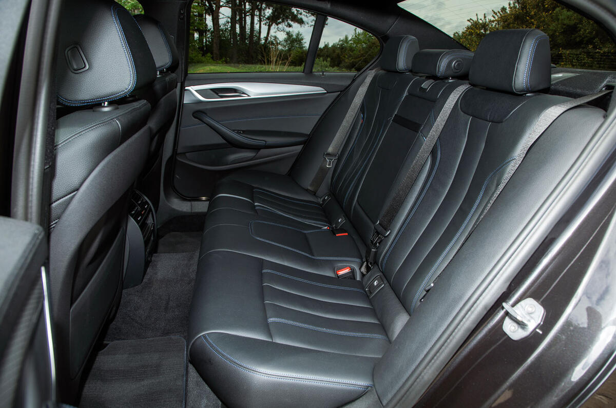 BMW 5 Series rear seats