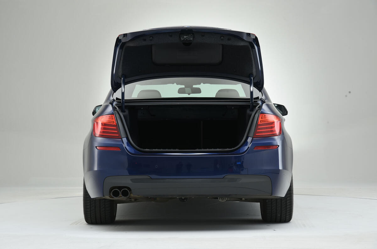 BMW 5 Series boot open