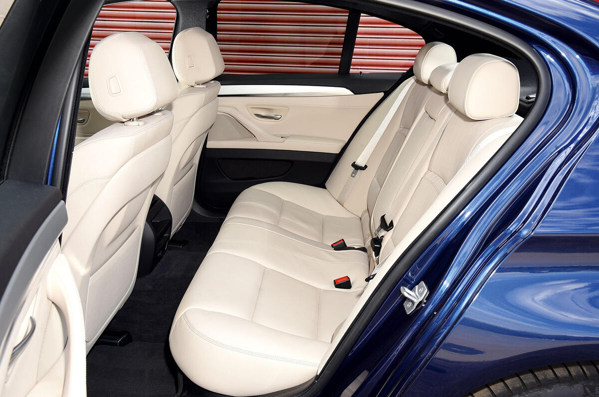 BMW 5 Series rear seats