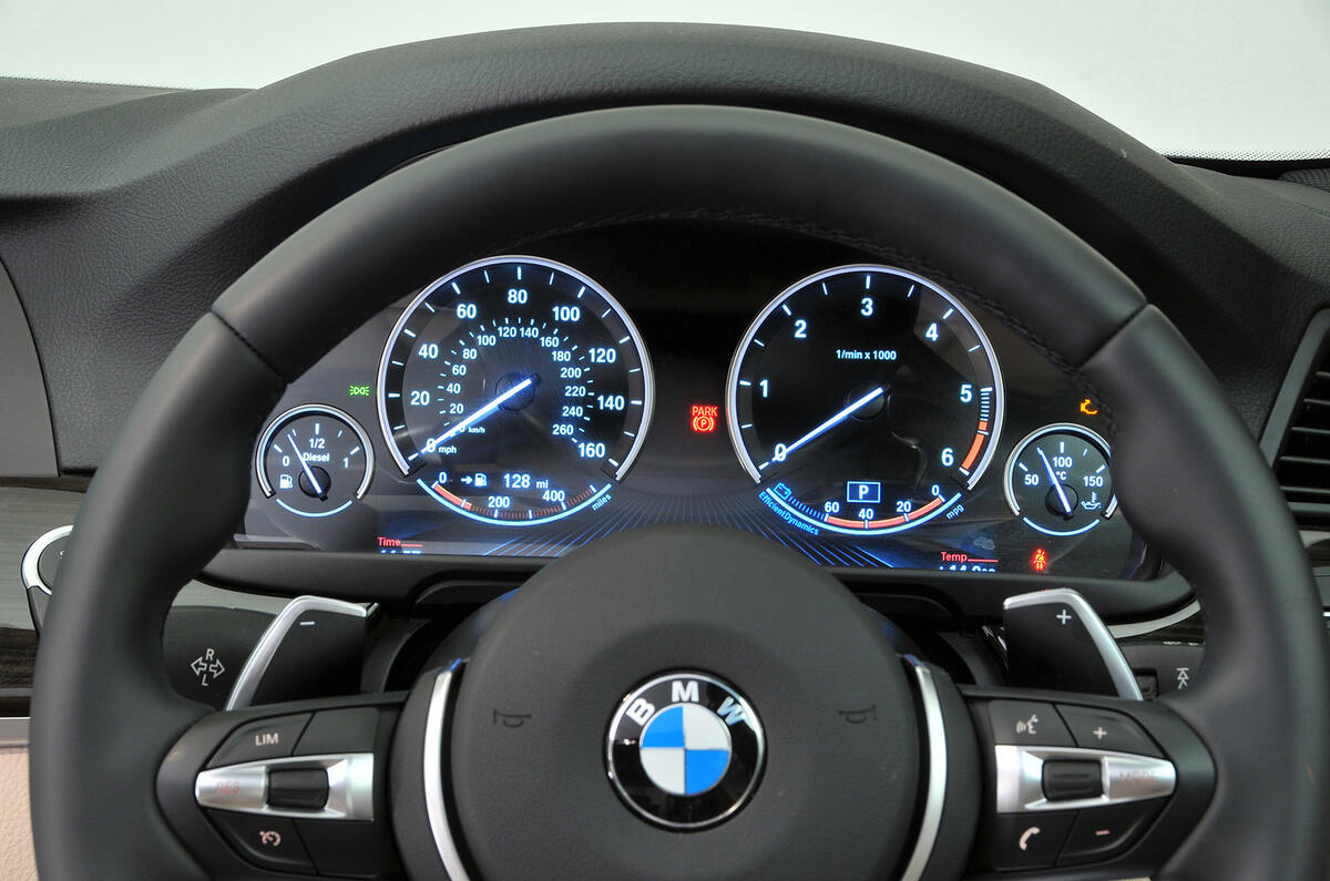 BMW 5 Series instrument cluster