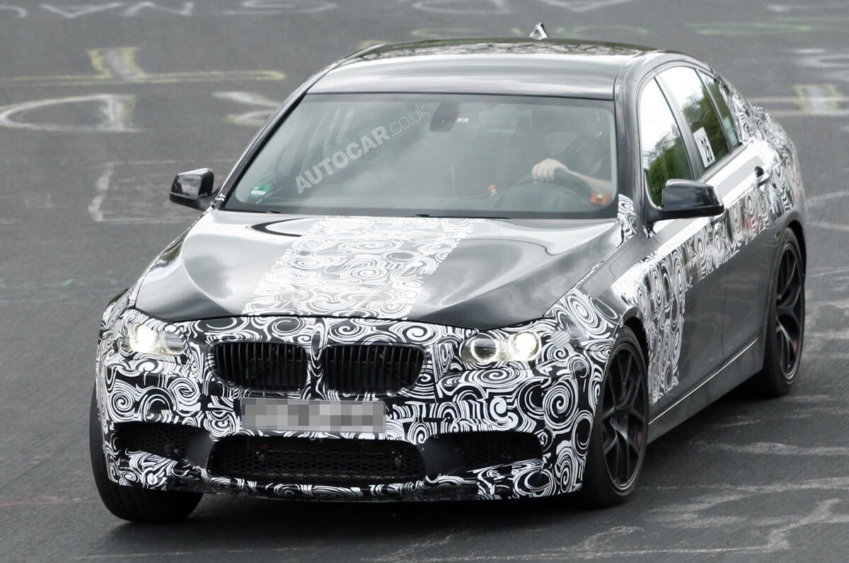 no title Next BMW M5 spied