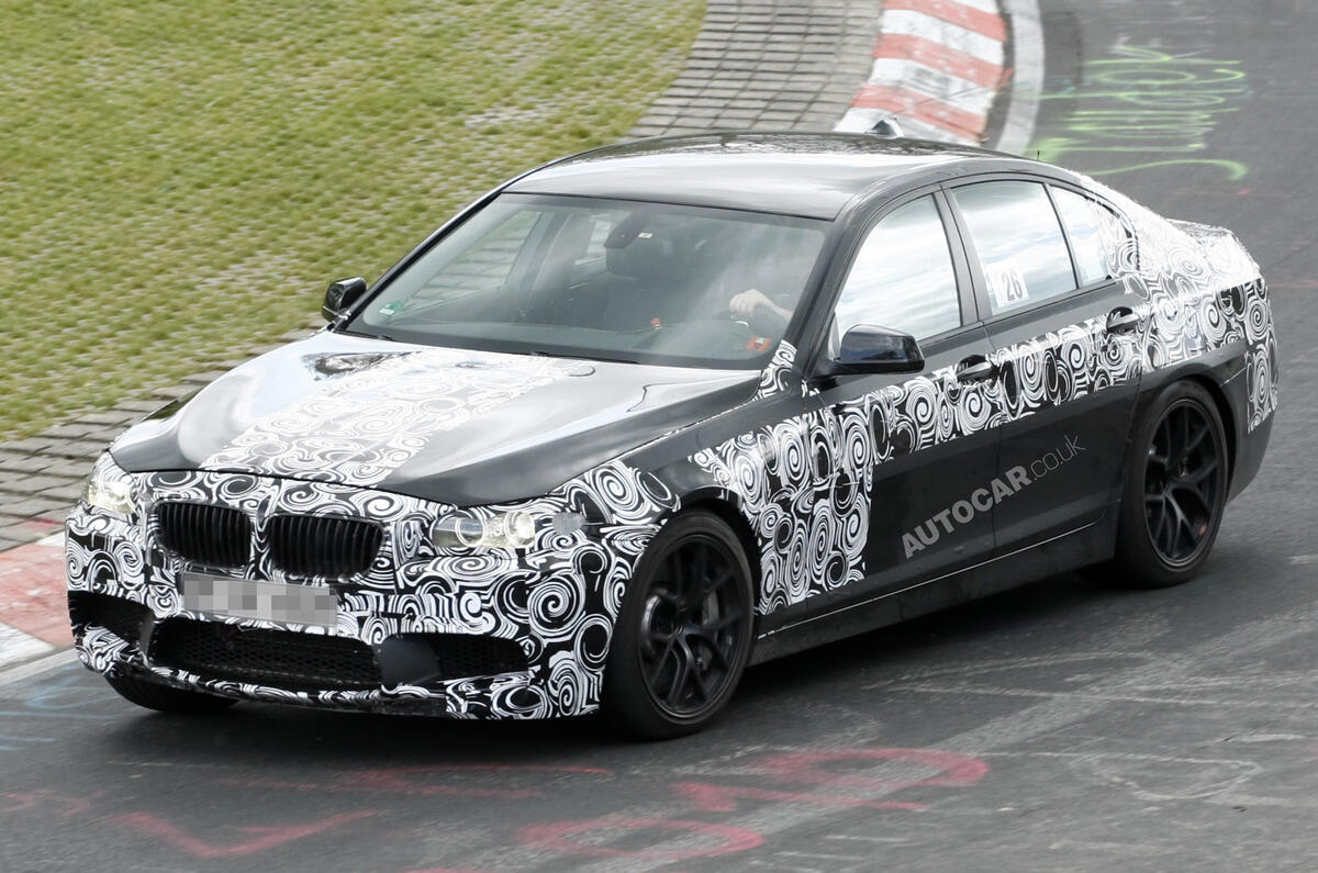 no title Next BMW M5 spied