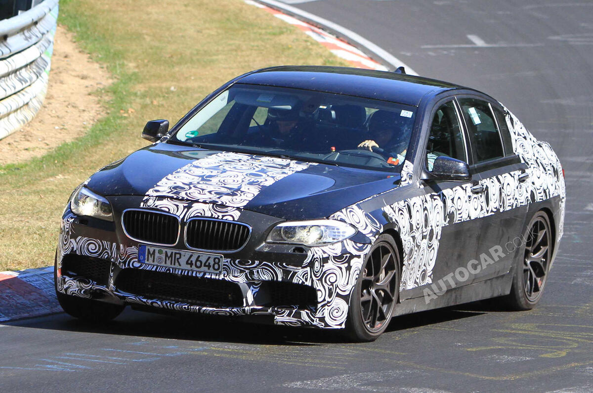 New BMW M5 uncovered 