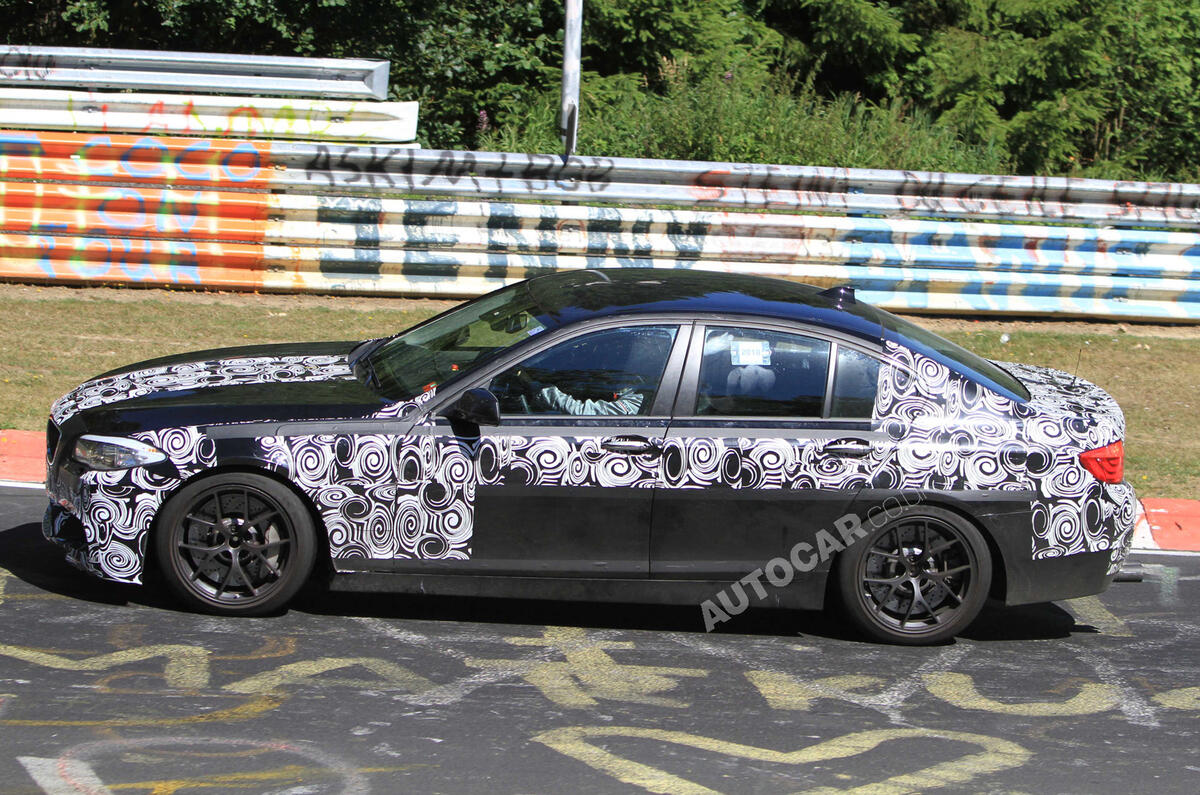 New BMW M5 uncovered 