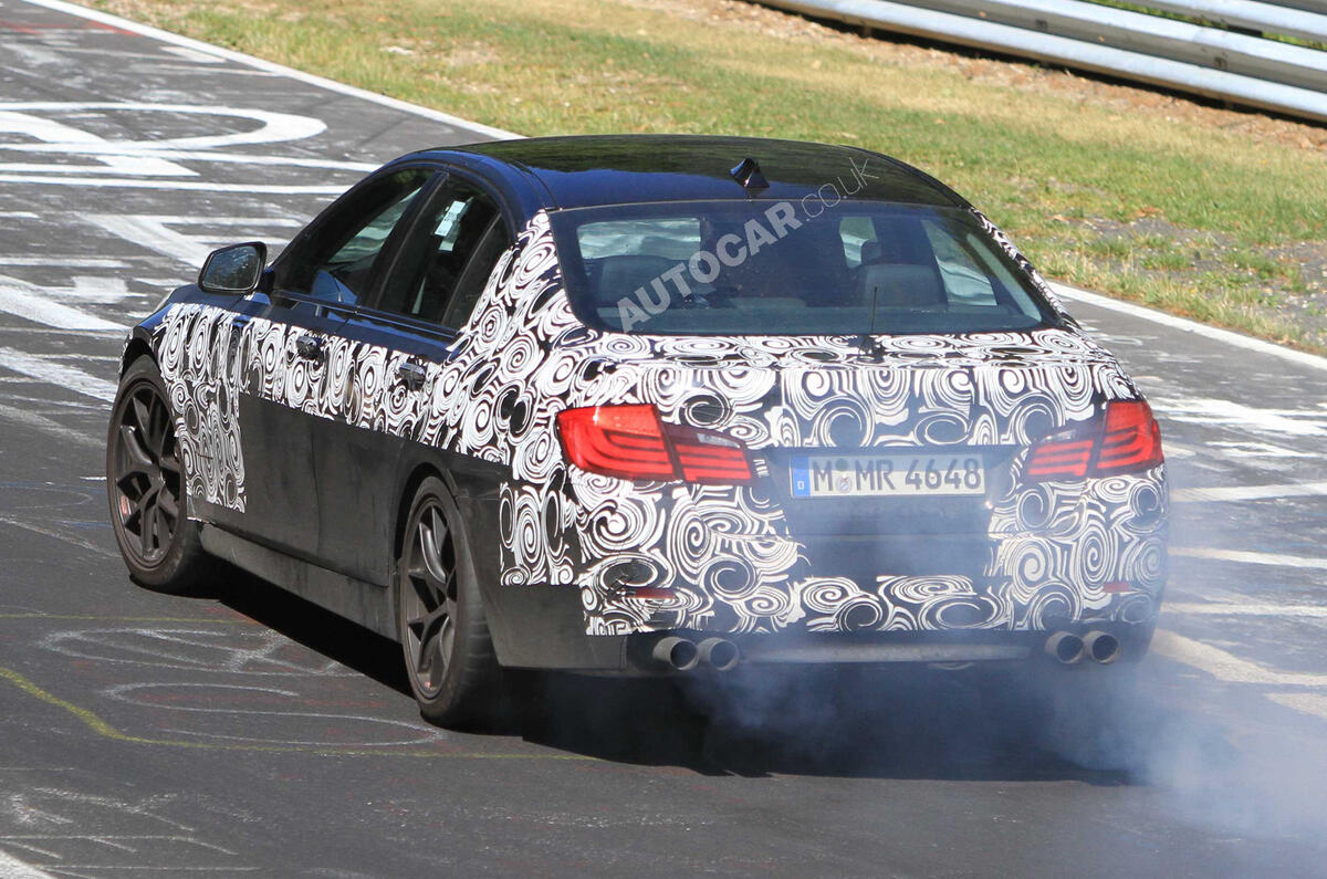 New BMW M5 uncovered 