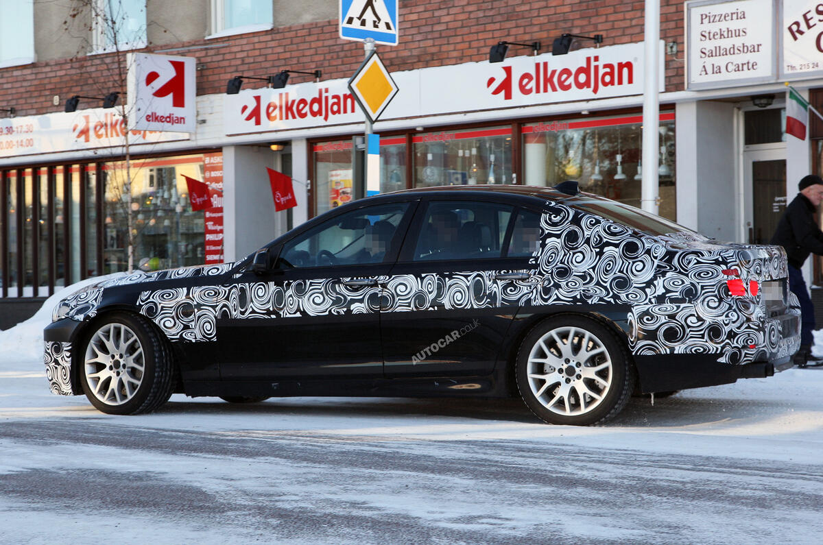 New BMW M5 spied