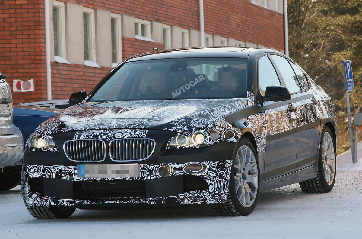 New BMW M5 spied
