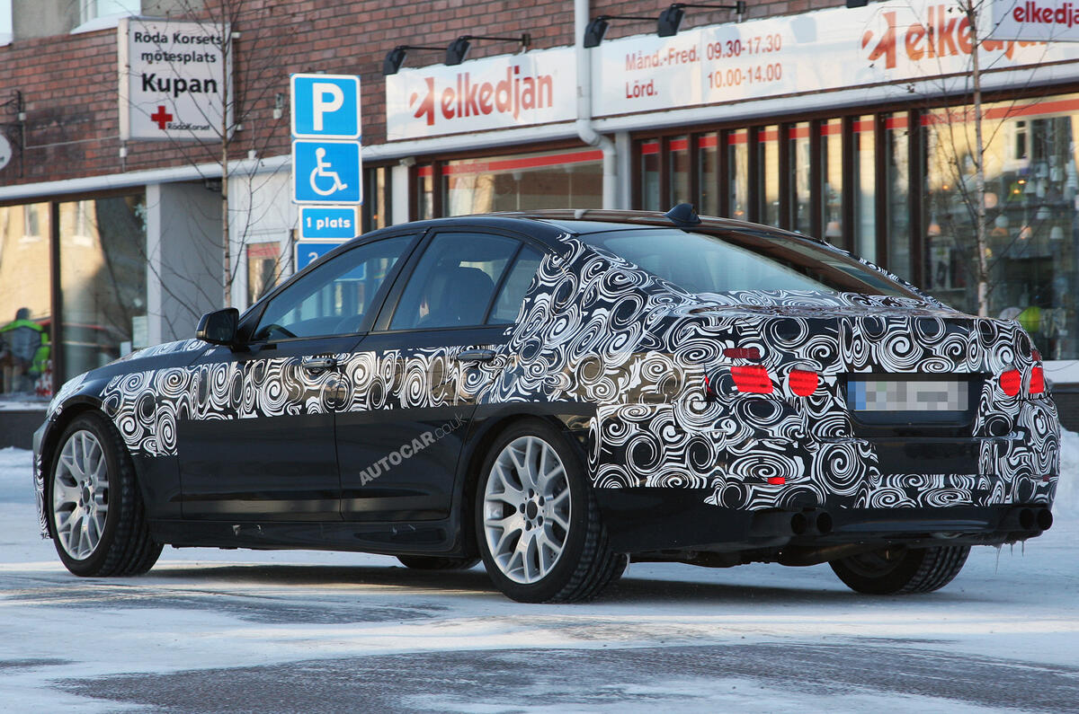New BMW M5 spied