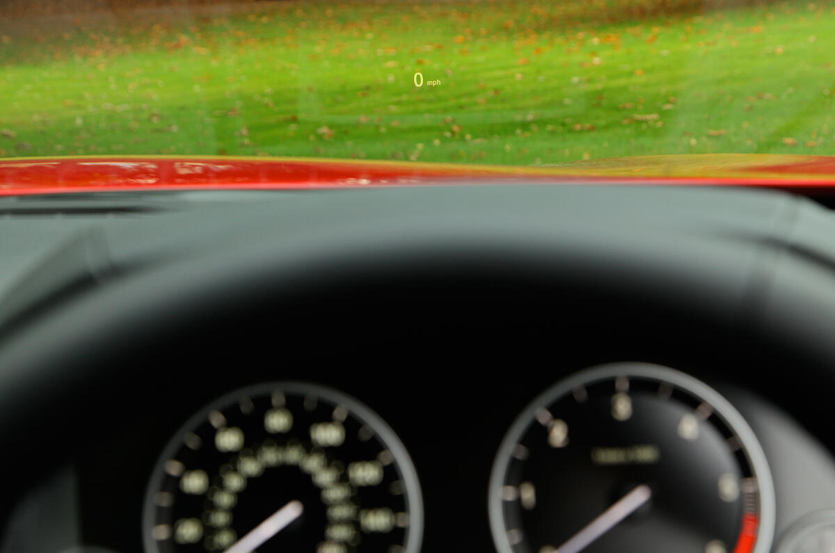 BMW 6 Series head-up display