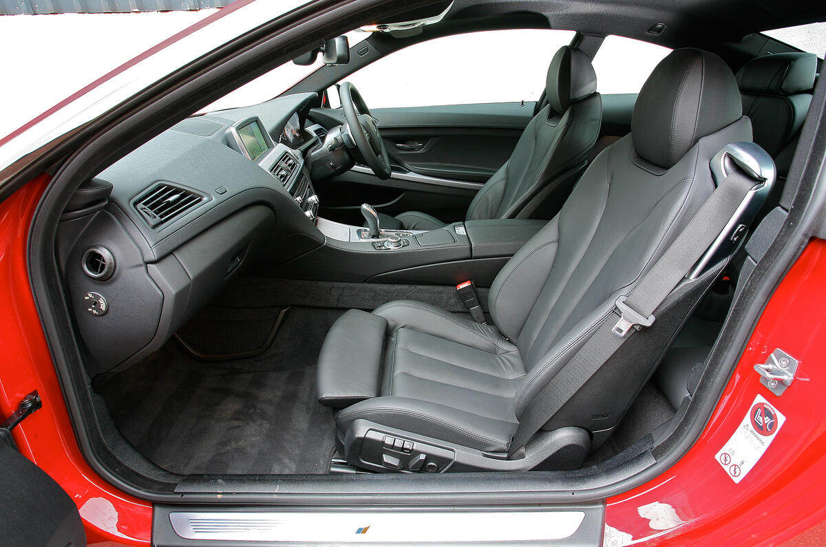 BMW 6 Series front seats