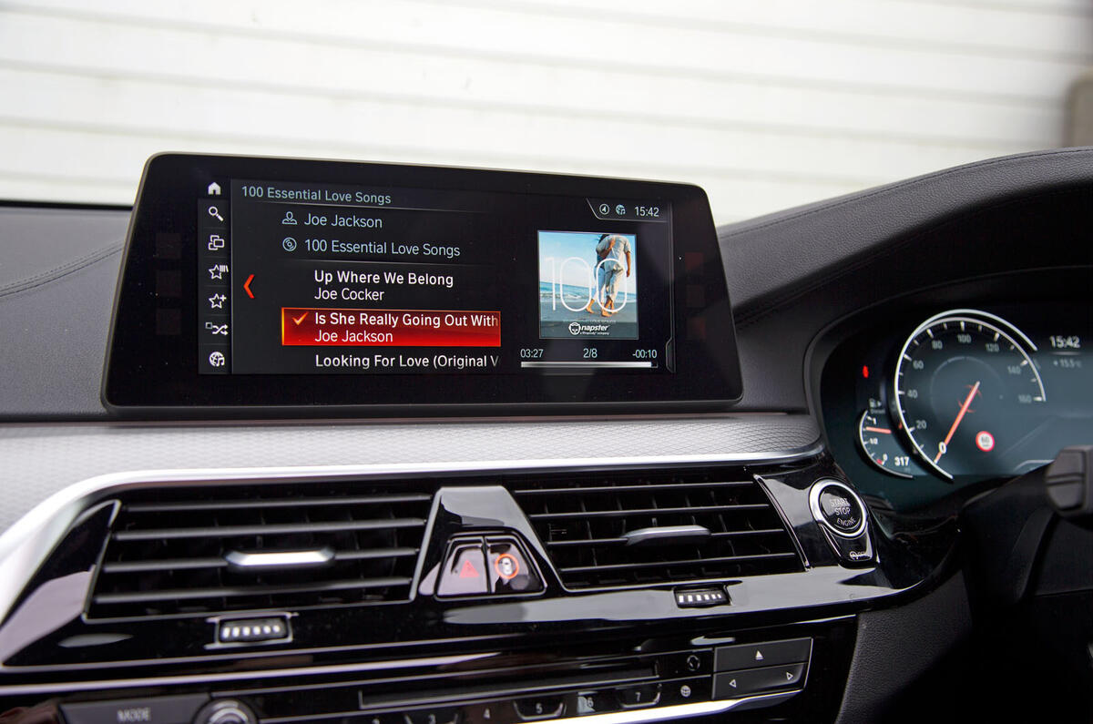 BMW 6 Series Gran Turismo iDrive infotainment system