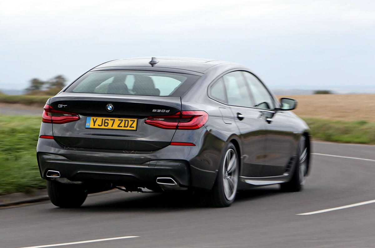 BMW 6 Series Gran Turismo rear cornering