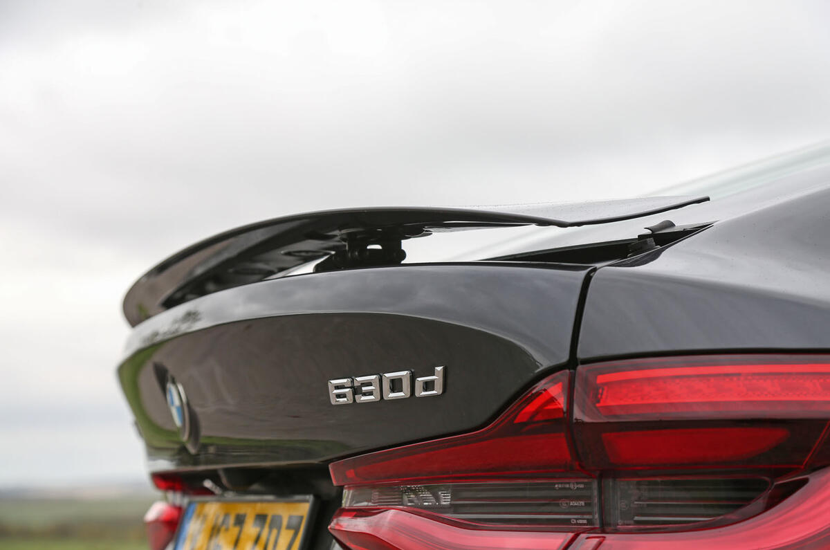 BMW 6 Series Gran Turismo rear spoiler