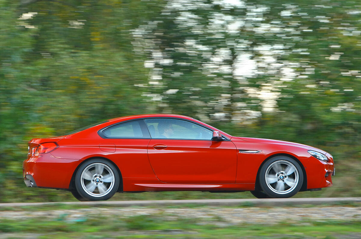 BMW 650i side profile