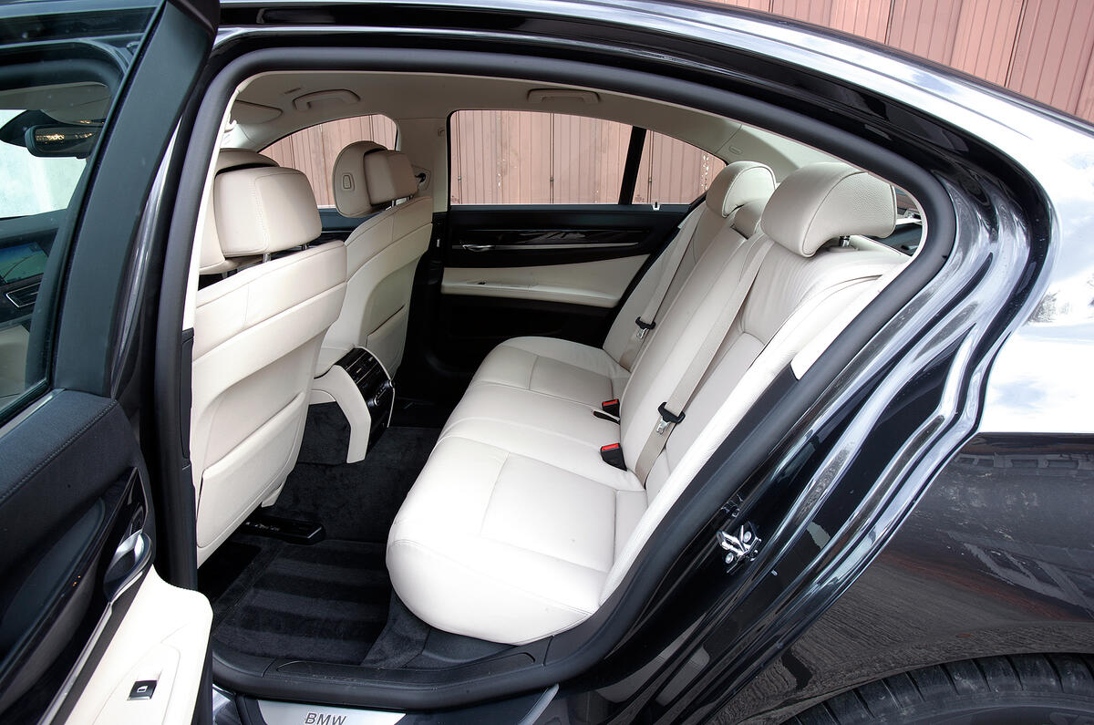 BMW 7 Series rear seats