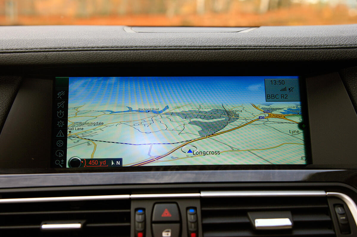 BMW 7 Series iDrive system