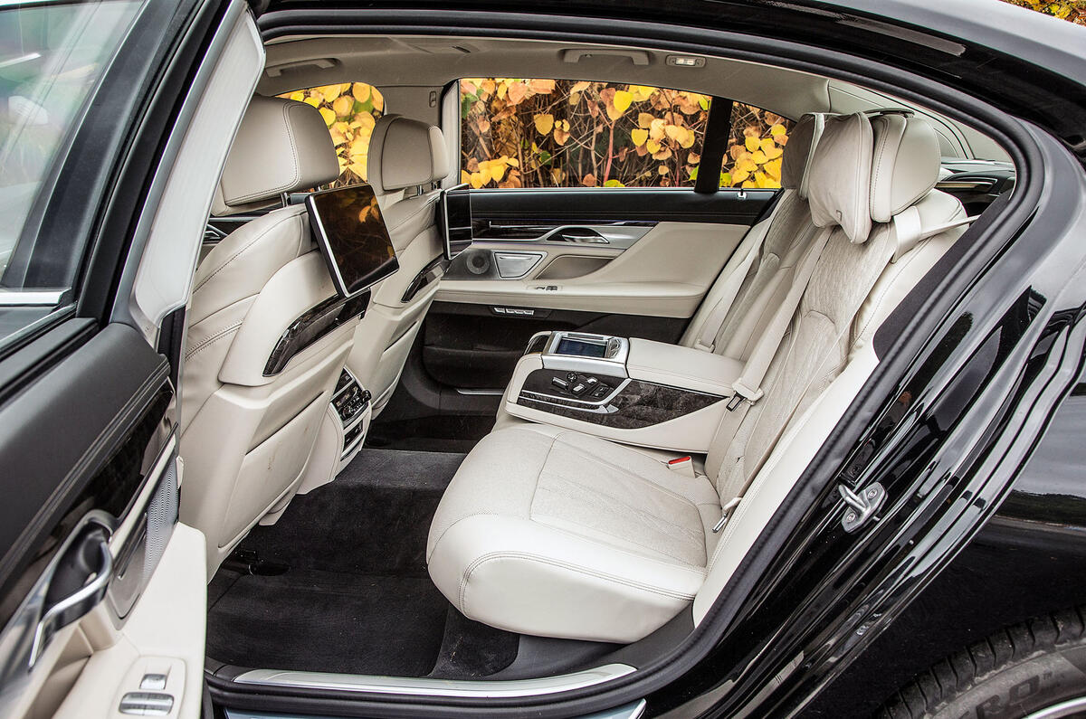 BMW 7 Series rear seats