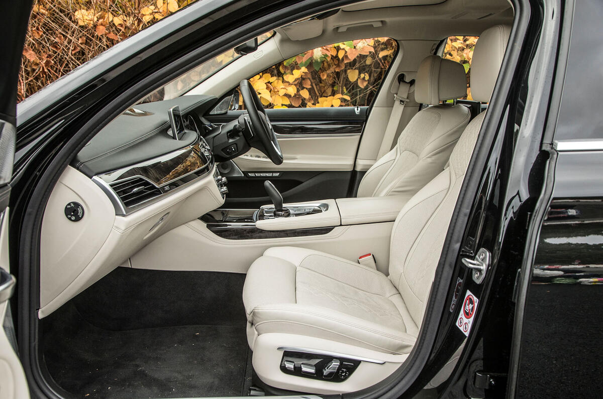 BMW 7 Series front seats