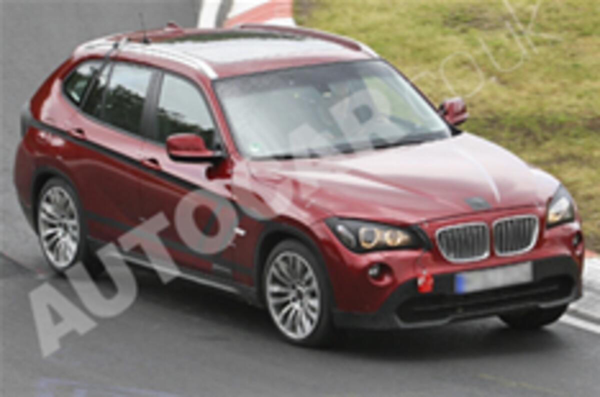 BMW X1 spied undisguised
