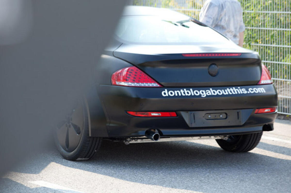 BMW site shows secret sports car