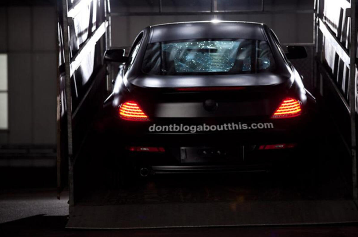 BMW site shows secret sports car